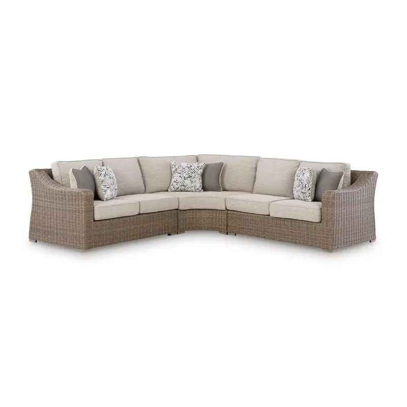 Ashley Laguna Heights 3-Piece Outdoor Sectional – Flexible Backyard Lounge Configuration 1
