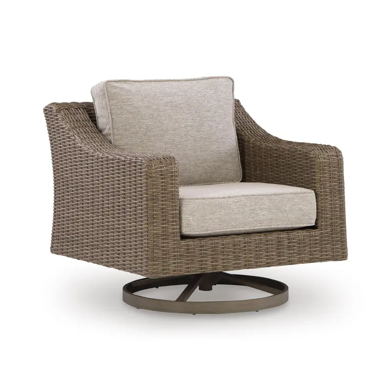 Ashley Laguna Heights Swivel Lounge Chair – Pcp790-821 With Cushioned Seat 1
