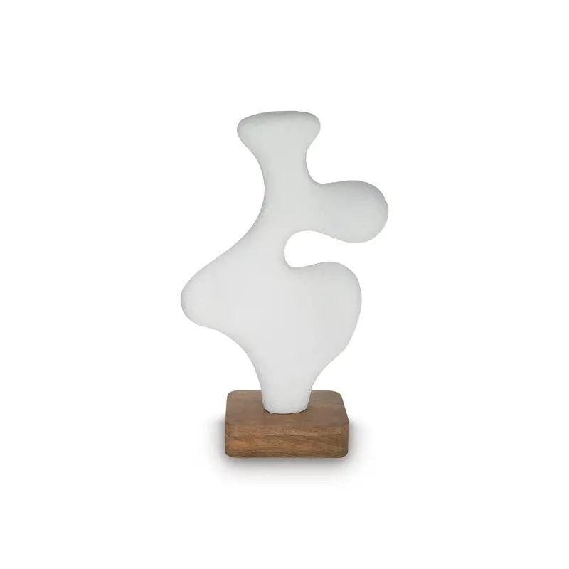 Ashley Lavarsen Abstract Sculpture – Hand-Finished Metal Artwork 1