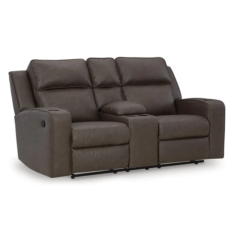 Ashley Lavenhorne 6330694 Dual Reclining Loveseat With Built-In Console 1