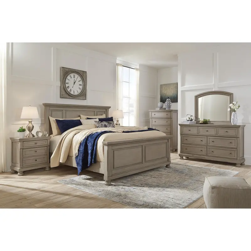 Ashley Lettner B733B43 Queen Panel Bedroom Set – 6-Piece Collection 1