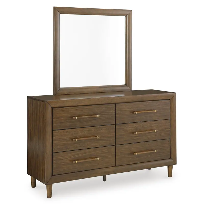 Ashley Lyncott B615B1 Dresser And Matching Wall Mirror Set 1