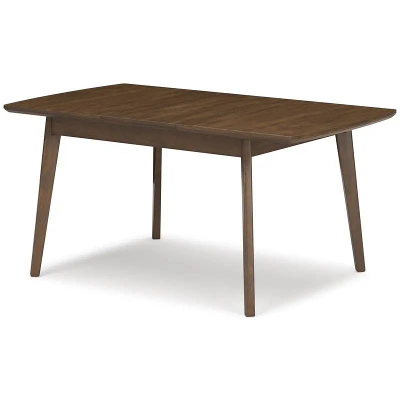 Ashley Lyncott Butterfly Extension Dining Table – Expandable Rectangular Table For Entertaining 1