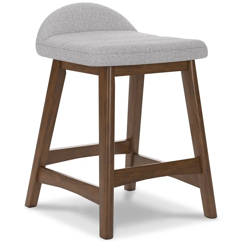 Ashley Lyncott Designer Barstool – Modern Upholstered Seat With Refined Details 1