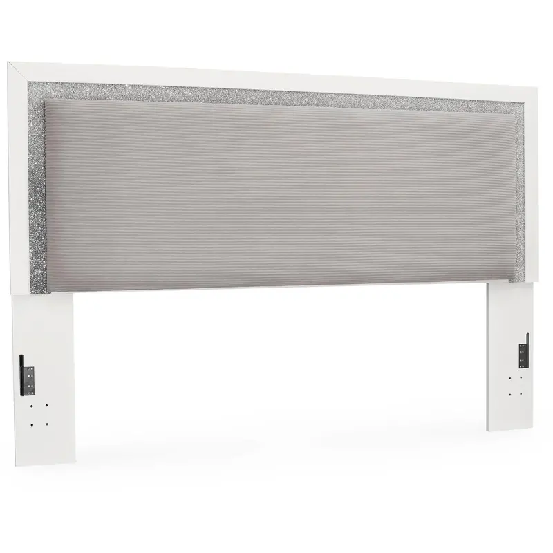 Ashley Maeling Queen Upholstered Panel Headboard In Modern Farmhouse Style 1