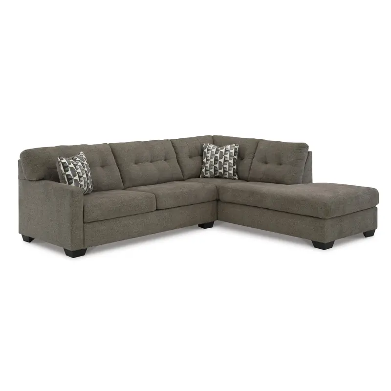 Ashley Mahoney 31005S2 Contemporary 2-Section Sectional With Chaise 1