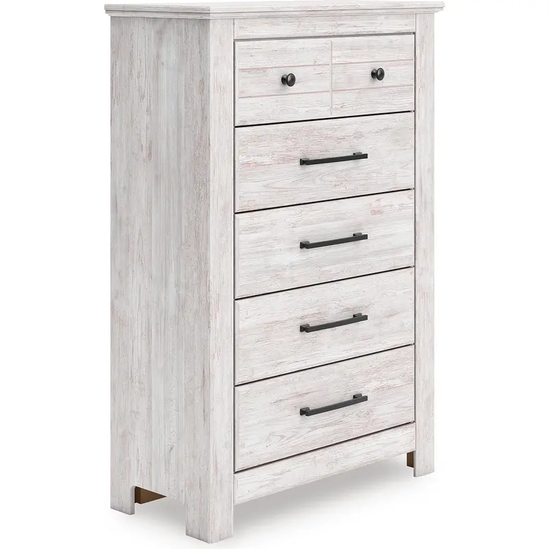 Ashley Makidern Five-Drawer Tall Chest For Bedrooms 1