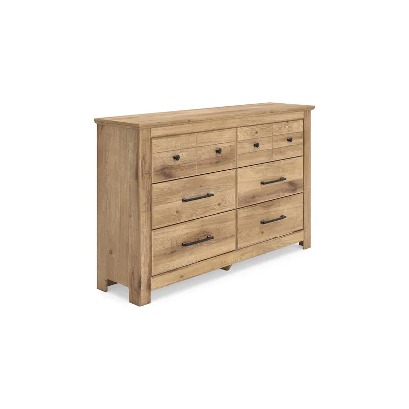 Ashley Makidern Six-Drawer Dresser – Wide Profile With Smooth-Glide Drawers 1