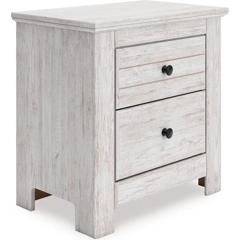 Ashley Makidern Two-Drawer Nightstand In Modern Design 1