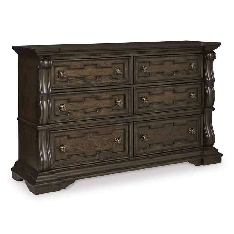 Ashley Maylee B947-31 Wood Dresser With Rustic Charm 1