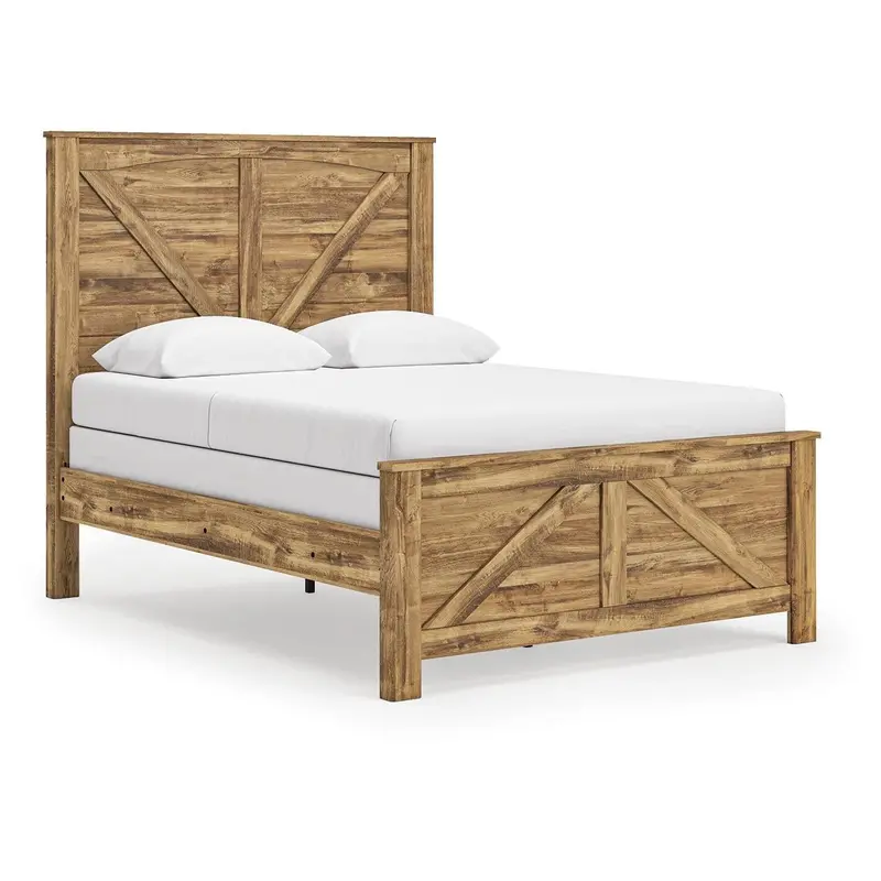 Ashley Maystonna Pcb1580B2 Queen Crossbuck Panel Bed 1