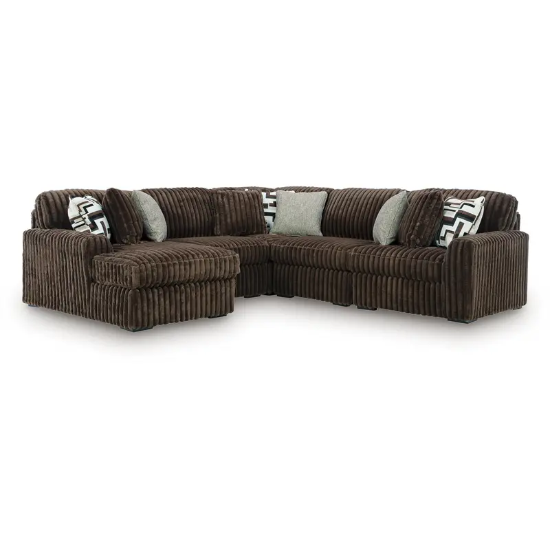 Ashley Midnight-Madness 5-Piece Sectional Sofa – Modular Layout With Chaise & Premium Upholstery 1