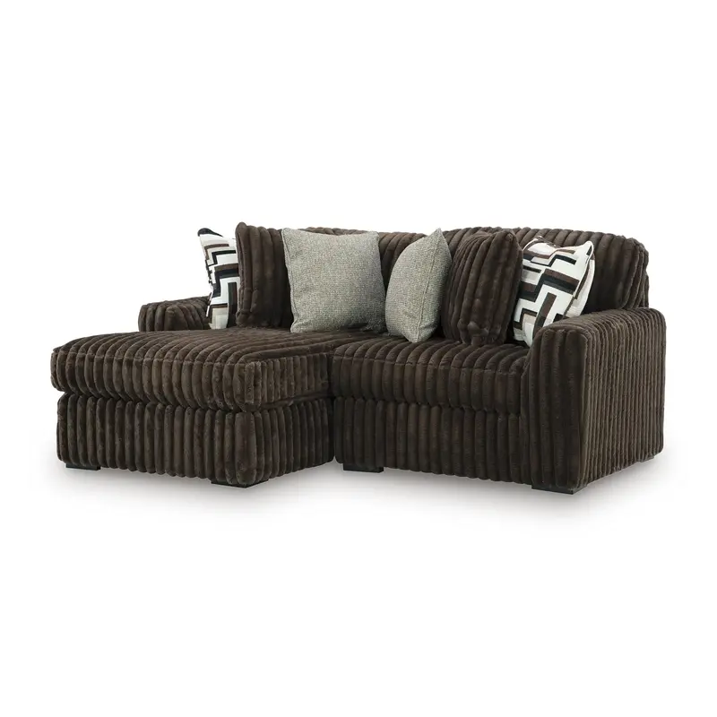 Ashley Midnight-Madness 98104S13 Two-Piece Chaise Sectional 1