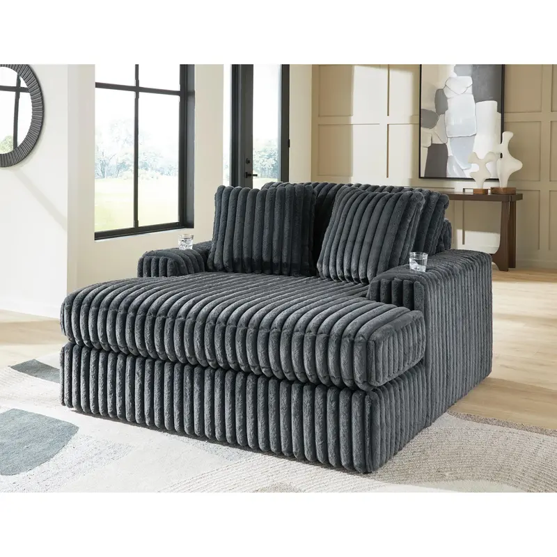 Ashley Midnight Madness Oversized Reclining Chaise Lounge 1