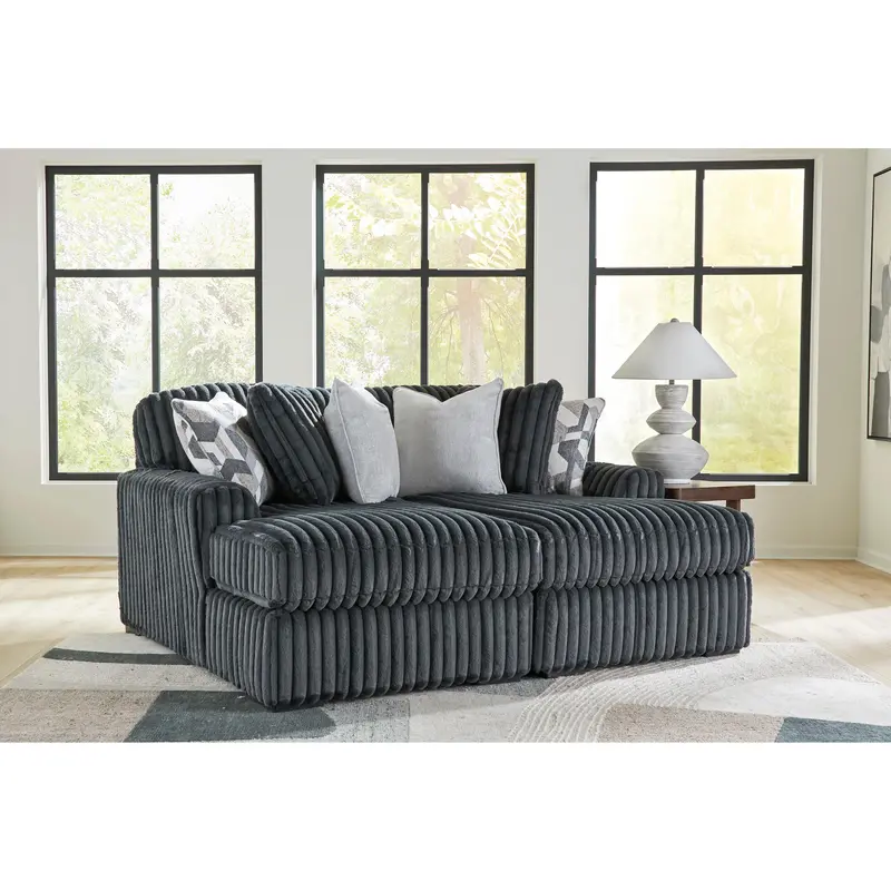 Ashley Midnight Madness Super Chaise Lounge Seat 1