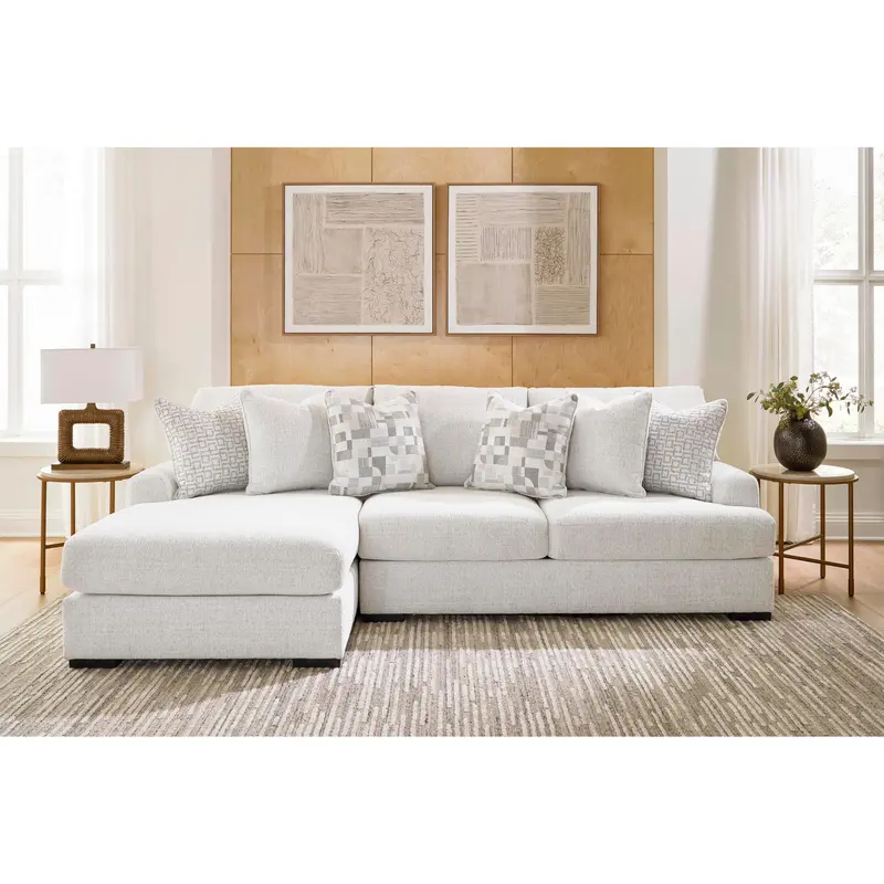 Ashley Misty-Lakes Fabric Sofa – Stationary Two-Seat Or Three-Seat Option 1