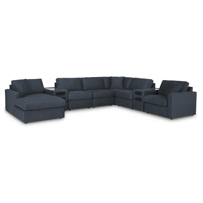 Ashley Modmax 8-Piece Chaise Sectional With Audio Consoles – Premium Living Room Set 1
