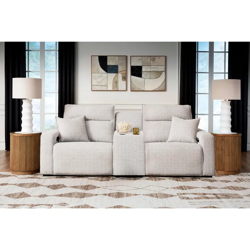 Ashley Modmax Ii 3-Piece Power Reclining Sectional With Center Console 1