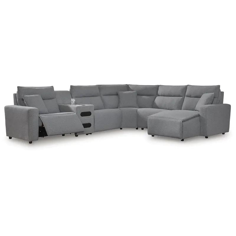 Ashley Modmax Ii Fabric Reclining Sectional – 6-Piece Configurable Sofa Set 1