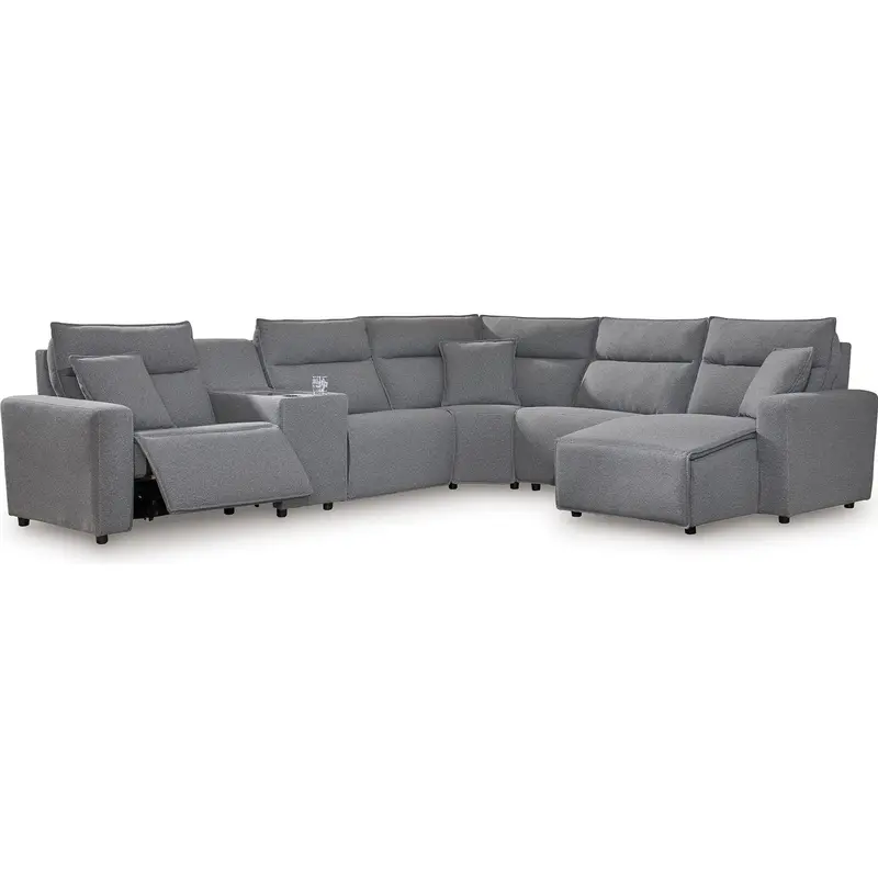 Ashley Modmax Ii Power Reclining Fabric Sectional – 6-Piece Customizable Set 1