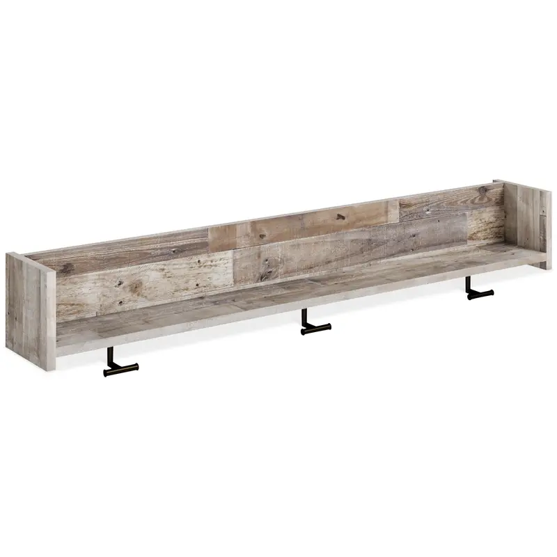 Ashley Neilsville Wall-Mounted Coat Rack – Ea2320-151 Entryway Shelf And Hook Organizer 1