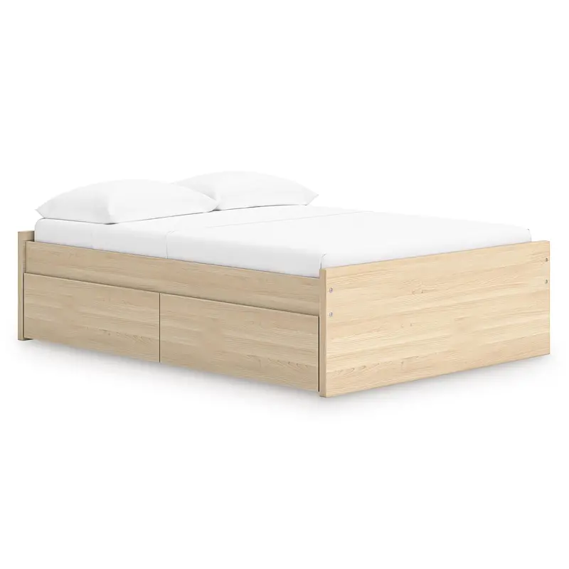 Ashley Onita Full Platform Bed With Single Side Storage – Compact Bedroom Solution (Eb9632B8) 1