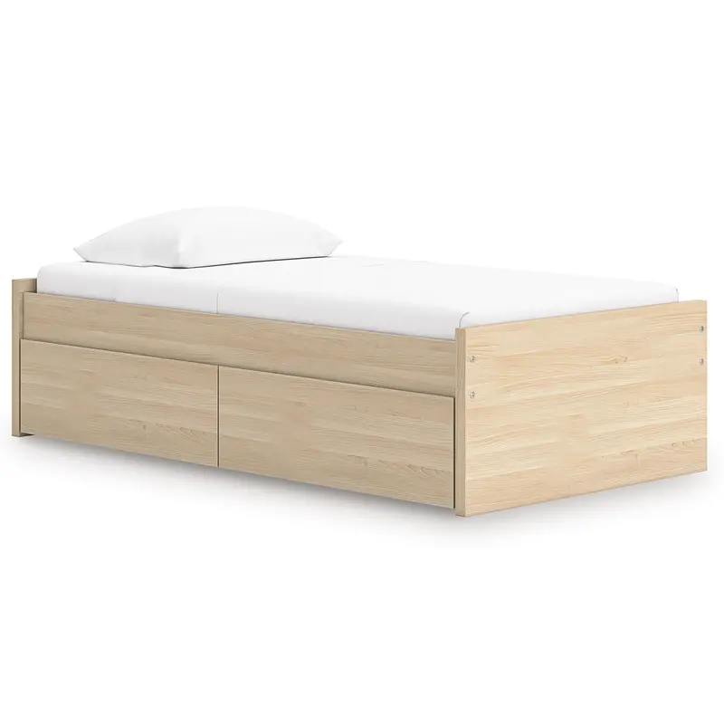 Ashley Onita Twin Platform Bed With Single Side Storage – Space-Saving Youth Or Guest Bed (Eb9632B7) 1