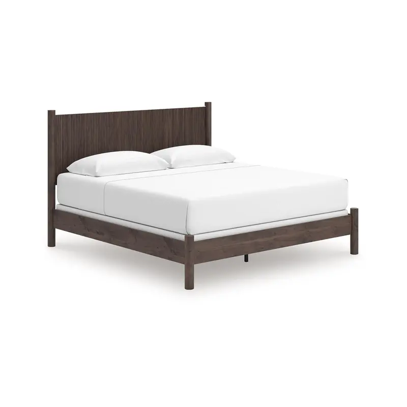 Ashley Pamytta Pcb2614B26 King Panel Bed – Minimalist Wood-Framed Design 1