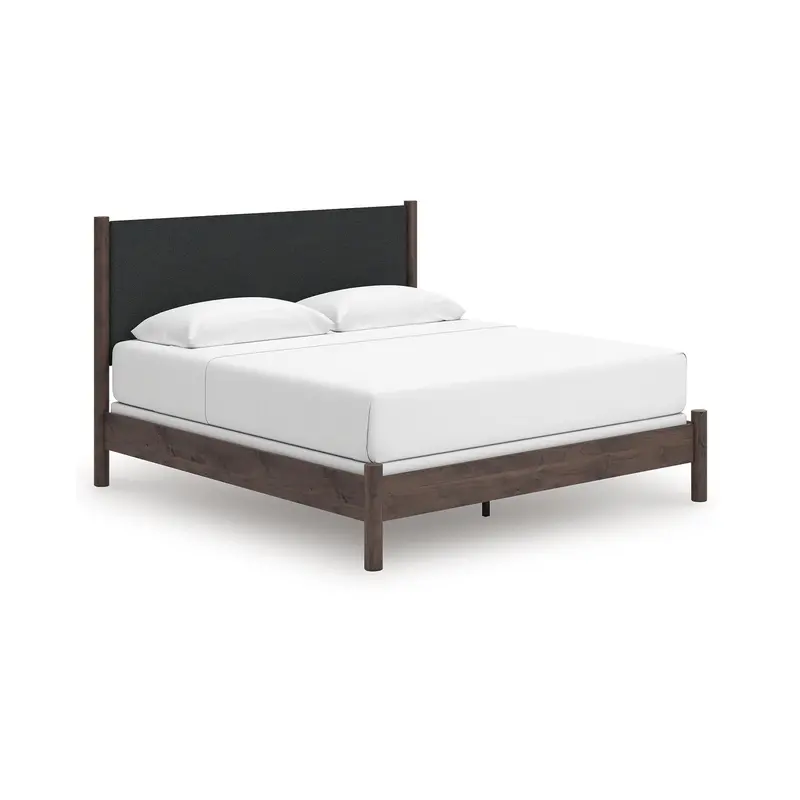 Ashley Pamytta Pcb2614B29 King Upholstered Panel Bed – Soft-Textured Finish 1