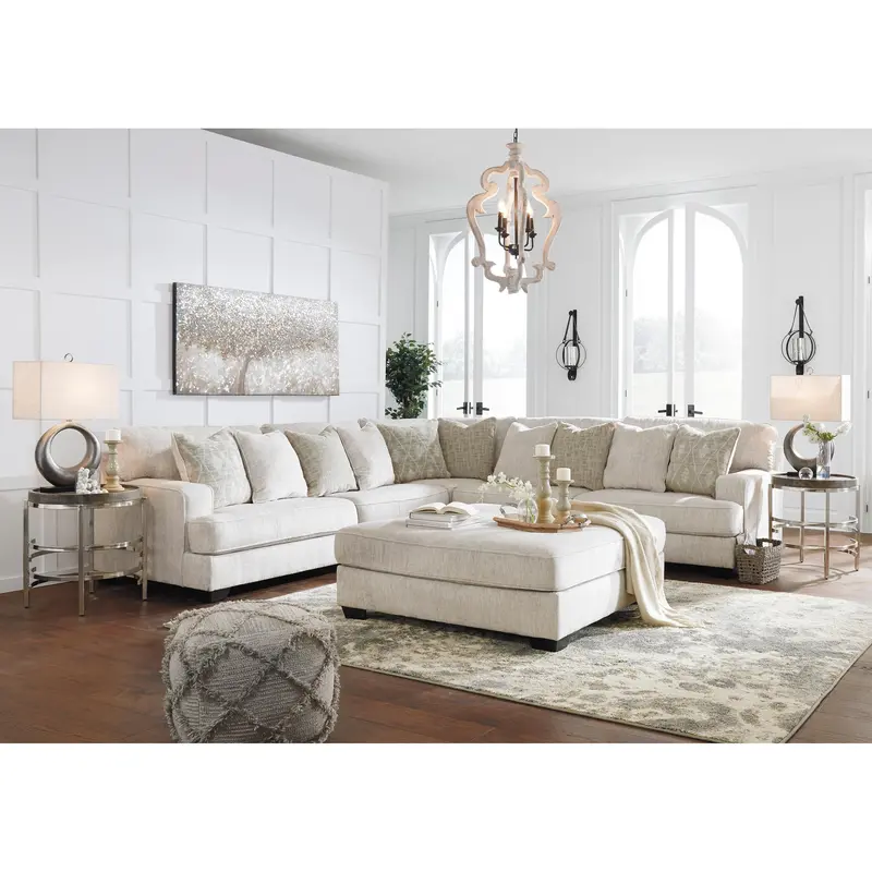 Ashley Rawcliffe 4-Piece Living Room Collection – Classic Sofa, Loveseat & Coordinating Chairs (Model 19604U2) 1