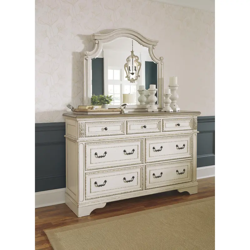 Ashley Realyn B743B1 Dresser With Coordinating Mirror 1
