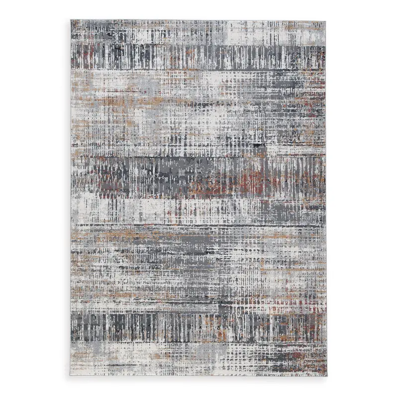 Ashley Rhettner Medium Area Rug – Neutral-Tone Living Room Carpet Accent 1