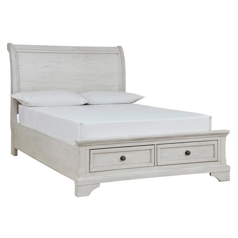 Ashley Robbinsdale B742B13 Full-Size Sleigh Bed With Under-Bed Storage Compartments 1