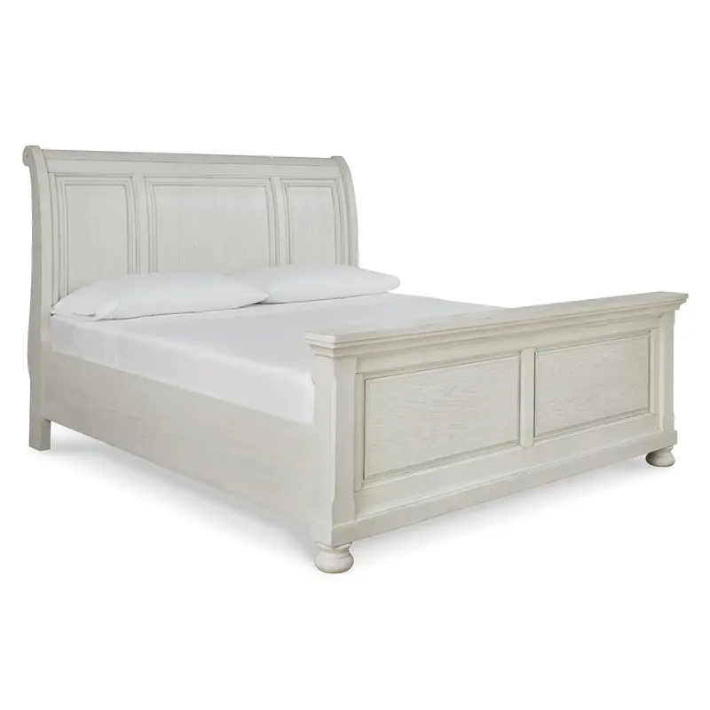 Ashley Robbinsdale B742B23 Queen Sleigh Bed With Ornate Detailing 1