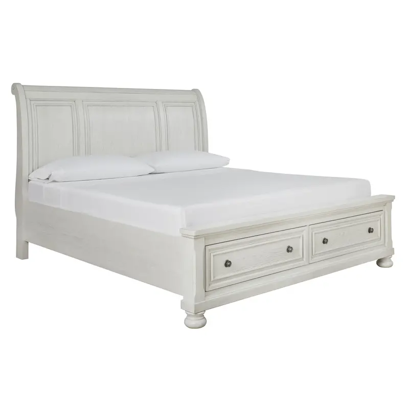 Ashley Robbinsdale B742B8 King Sleigh Bed Featuring Under-Bed Storage 1