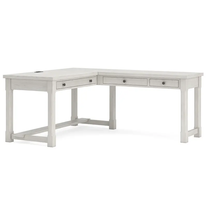 Ashley Robbinsdale H742H1 L-Shaped Home Office Desk For Spacious Workspaces 1