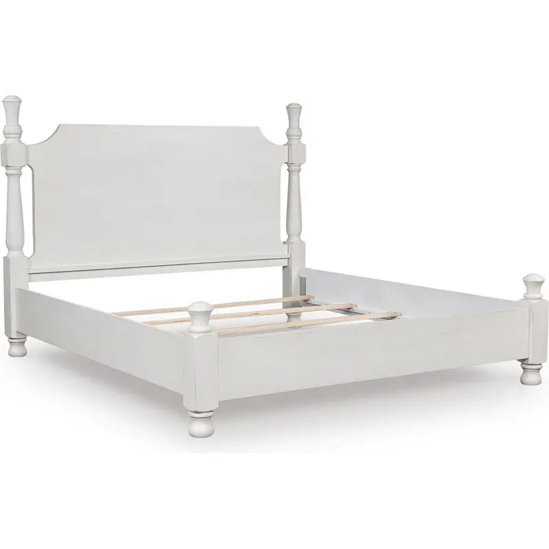 Ashley Rowlenstown Pcb823B5 California King Poster Bed With Solid Wood Frame 1