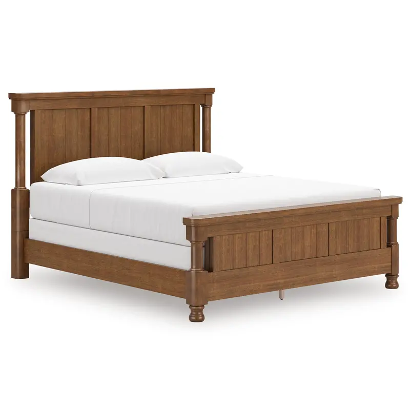 Ashley Rowlenstown Pcb824B5 California King Poster Bed – Tall Headboard Style 1