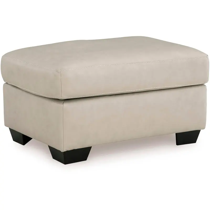 Ashley Santorine 2170814C Leather-Match Ottoman – Complementary Footrest And Styling Piece 1