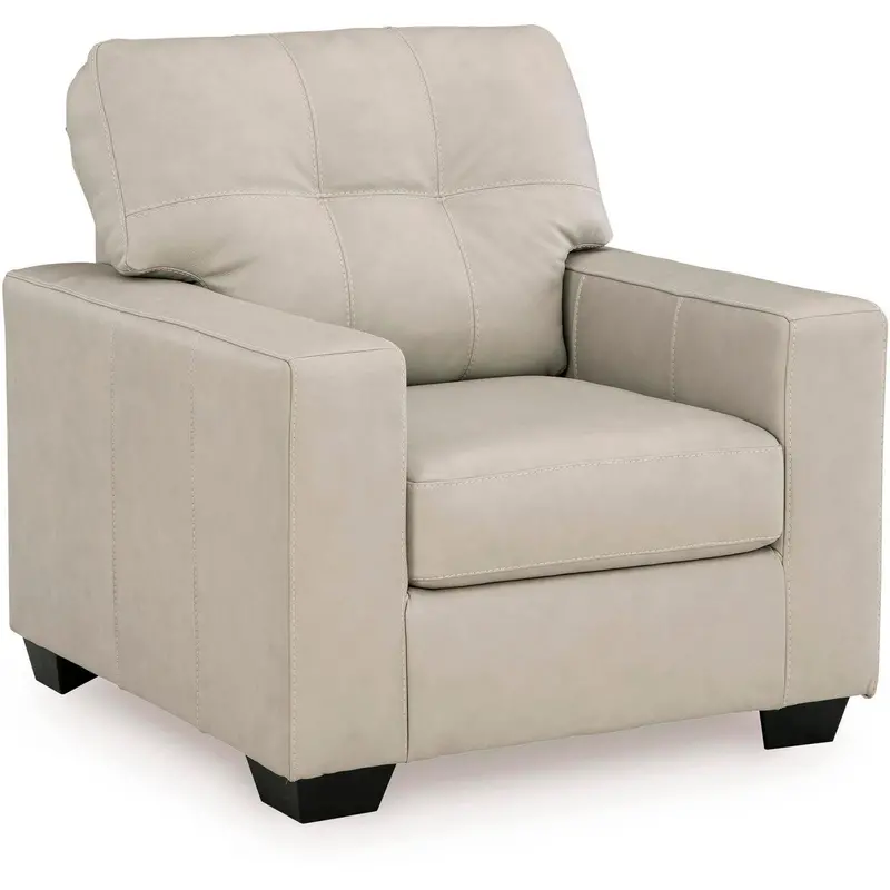 Ashley Santorine Leather Match Chair – Stationary Design 1