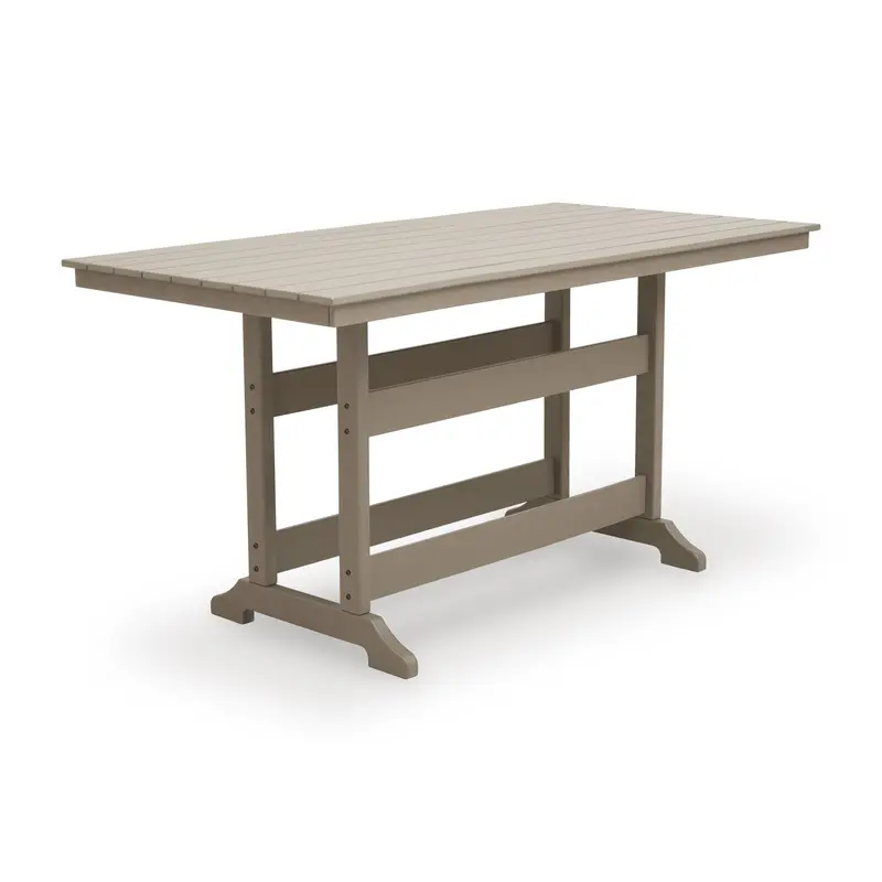 Ashley Seacliff Beach Pcp228-642 Rectangular Counter Height Table – Umbrella Hole Optional 1