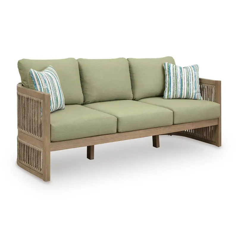 Ashley Serena Shores Sofa With Cushions – Deep-Seated Comfort, Coastal Aesthetic 1