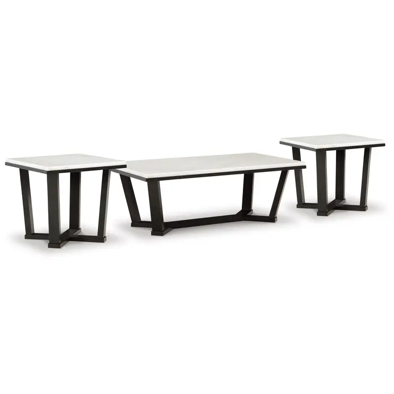 Ashley Signature Design Fostead Living Room Table Set: Coffee + 2 End Tables 1