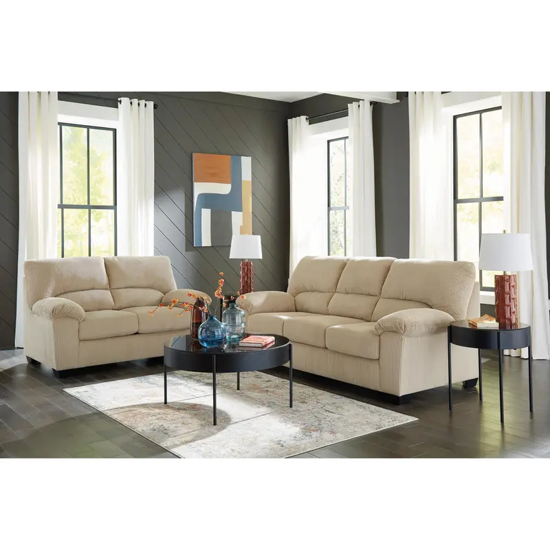 Ashley Simplejoy 24203U1 Compact Living Room Group (2-Piece) 1