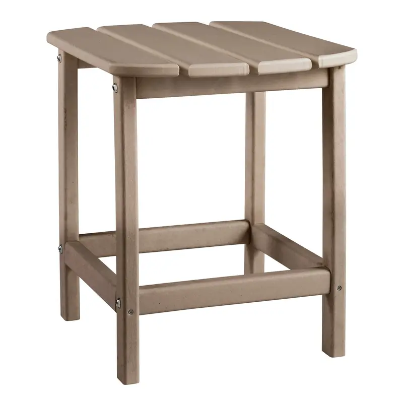 Ashley Sundown Treasure Rectangular End Table – Rustic Wood-Look Side Table 1