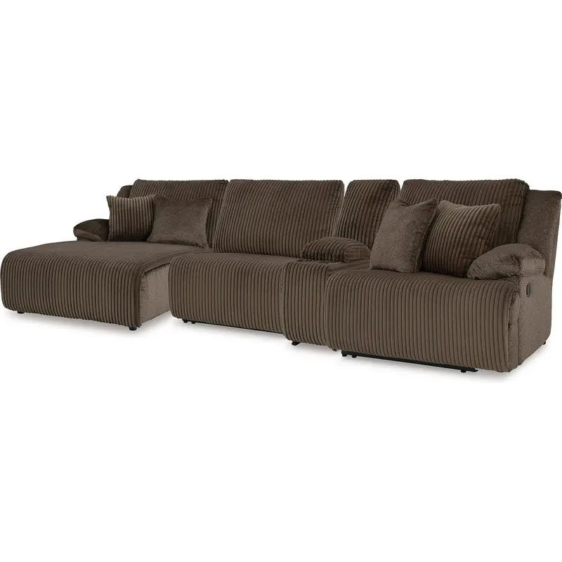 Ashley Top Tier 92705S12 Four-Piece Reclining Sectional With Chaise Lounge 1