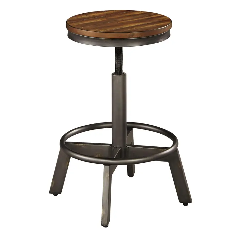 Ashley Torjin Adjustable-Height Bar Stool – Versatile Counter Or Bar Use 1
