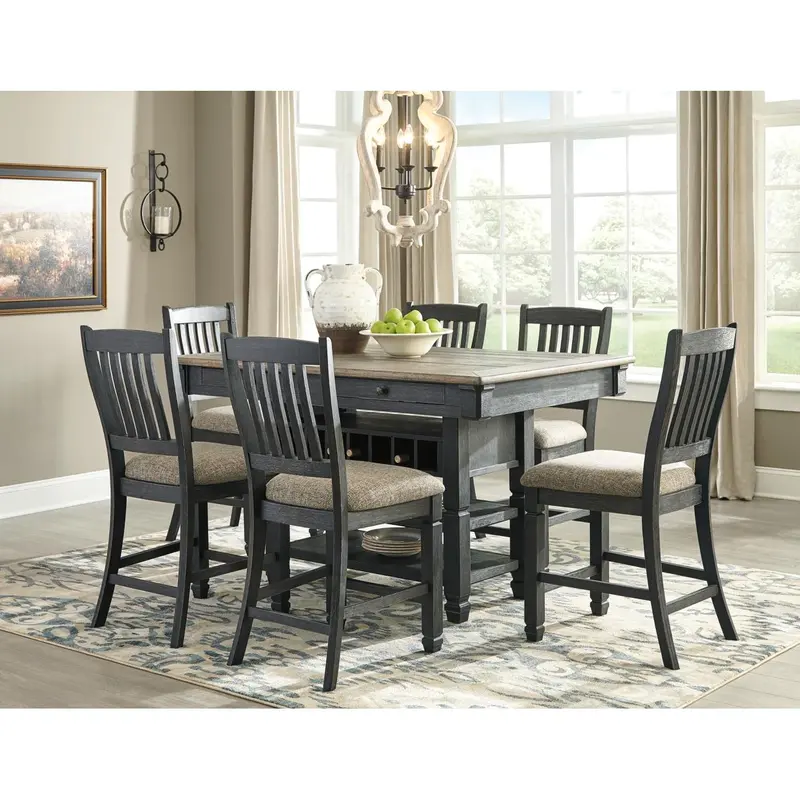 Ashley Tyler Creek D736D5 Seven-Piece Counter-Height Dining Set 1