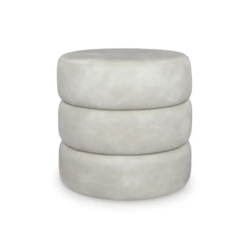 Ashley Ummi Faux Leather Ottoman – Compact Footrest With Modern Finish 1