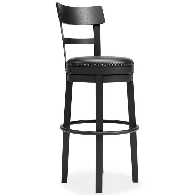 Ashley Valebeck D546-630 Tall Swivel Barstool With Upholstered Seat 1